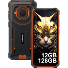 Blackview BV6200Pro Shatterproof Phone Android 13 13000mAh Battery / 18W 12GB + 128GB ROM/TF-1TB 13MP + 8MP Camera 6.56