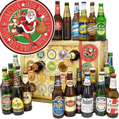 Santa Adventskalender mit Bier + 24 Biere aus der Welt 2024 2025