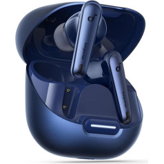 soundcore by Anker Liberty 4 NC Bluetooth-Kopfhörer mit Geräuschunterdrückung, 98,5% Noise Cancelling, Adaptive Geräuschunterdrückung für Ohren und Umgebung, 50H Wiedergabe (Blau) (Generalüberholt)