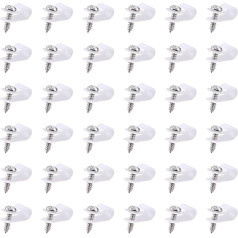 Swpeet 60pcs White 1/4