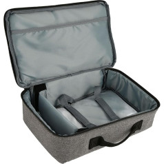 FOLOSAFENAR Projector Bag, Grey, Easy to Carry Durable Multipurpose Nylon Projector Bag for Travel, Default