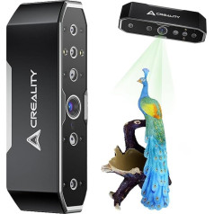 Creality 3D Scanner CR-Scan Otter for 3D Printing, 20fps with Four Lenses Stereo Vision for 10-2000 mm Scan Range, Anti-Shake Tracking, 0.02 mm Accuracy Handheld 3D Scanner (MacOS/Windows)