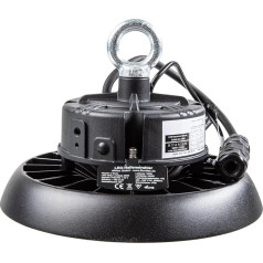illumitec LED Indoor Spotlights 100 W with Philip Power Supply Dimmable 191 lm/w 5000 K Low Glare 90° UFO High Bay Indoor Light Industrial Lamp Indoor Low Spotlight Indoor Lighting Pack of 4