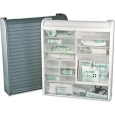 Leinamerke Sani Roll 22081 First Aid Cabinet with Contents DIN 13157 White Pack of 1