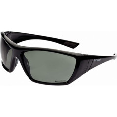 Bolle Hustler Polarized Safety Glasses - Smoke Grey