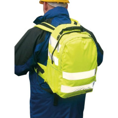 Portwest Standard Hi-Vis Backpack, Size: One Size, Colour: Yellow, B905YER
