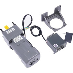 Frequency Inverter Motor with Adjustable Speed Gearbox Adjustable 220 V 5 K/10 K 250 W Transmission Controller and Holder (10 K)