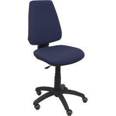 Piqueras and Crespo 14 CP – Ergonomic Office Chair with Permanent Mechanism, Wheels of Parquet, Fabric Bali navy