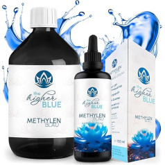 The higher BLUE® Methylenblau 1% Lösung 5 Liter Kanister | Höchster Reinheitsgrad nach Ph. Eur. | frei von Schwermetallen | Hergestellt und Laborgeprüft in Deutschland