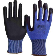 Nitras Cut Protection Gloves Skin Flex 6640 Cut 5 - Pack of 10 Pairs - Reinforced Thumb Bends High Cut Protection Size 9 (L)