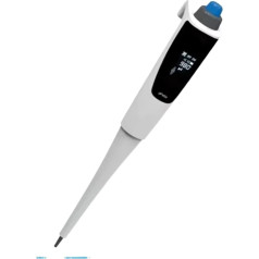 Pipette, Elektronische Pipette 0,5:1000ul Hochpräzise Einkanalpipette Mikroelektrisch einstellbare Laborpipette,Pumpe arbeiten leise(DPette 0.5-10ul)