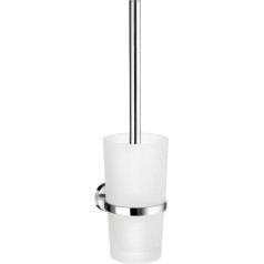 Home Metal Wall Mounted Toilet Brush Holder Finish: Polished Chrome