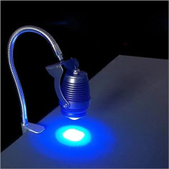 UV Licht Lampe, 100 W 405 nm 365 nm 395 nm UV-härtende UV-Lampe, Punktstrahler, 3D-Druck, Harz, Lötmaske, Leiterplattenkleber, grünes Öl,UV Lampe(1 UK)