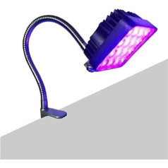 LED-UV-Schwarzlicht 320W Hochfeste 395nm 405nm 365nm Ultraviolette UV-Härtungslampe Harz Schattenloser Kleber Kristallkleber 3D-Drucklicht Feste Lampe(365nm_320W)