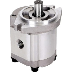 HGP-3A-F14R Single High Pressure Gear Pump, Hydraulic Gear Pump with Manual Pressure Control Valve Oil Pump CAIHUA (Size : HGP-3A-F19R)