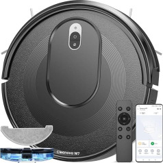 Vexilar W7 Robot Vacuum Cleaner with Mop Function, 2-in-1, Vacuum Cleaner Robot with 4000Pa Suction Power, 120 Min Runtime Vacuum Cleaner Robot, 3 Cleaning Modes, Robot Vacuum Cleaner, Pet Hair and