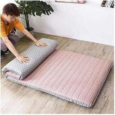 Roll Out Floor Mattress, Sleeping Tatami Floor Mat, Portable Camping Mattress, Soft Sleeping Pad for Kids and Adults, Travel Dormitory, Japanese Futon Mattress, Pin