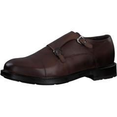 MARCO TOZZI by Guido Maria Kretschmer Men's Double Monkstraps Leather Suit Shoes with Buckles