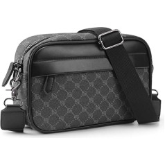 PU Shoulder Bag, High Capacity Bag, Messenger Bags, Shoulder Bag, Men's Shoulder Bag with Sports, Waterproof, Leisure, Chest Bag, Belt Bag, Office Small Backpack, for Work Travel