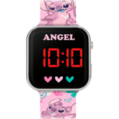 Disney Lilo and Stitch LAS4087 LED Rose Watch One Size, rose, Bracelet