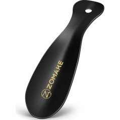 ZOMAKE Metal Shoe Horn Professional Shoehorn Portable for Travel Use 19cm