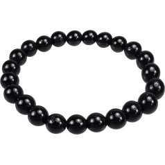 Lebensquelle Plus Ball Bracelet | Pearl Bracelet 8 mm | High-Quality Gemstone Bracelet | Natural Stone Gemstone Bracelet Stretchy
