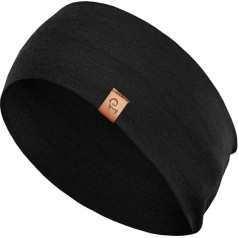 menique Stretchy Sports Yoga Headbands for Women 100% Merino Wool Sweatbands Headwear Bandana