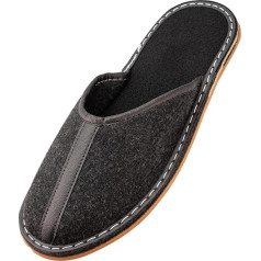 APREGGIO Men's Slippers - Felt Slippers Men - Handmade Felt Slippers Men - Comfortable Men's Slippers - Comfort Men's Slippers