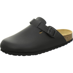 AFS 3900 Men's Clogs, Comfortable Leather Slippers, Made in Germany