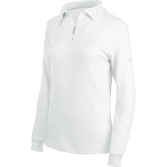 Brandsseller Women's Ski Shirt Cotton Turtleneck with Zip Long Sleeve