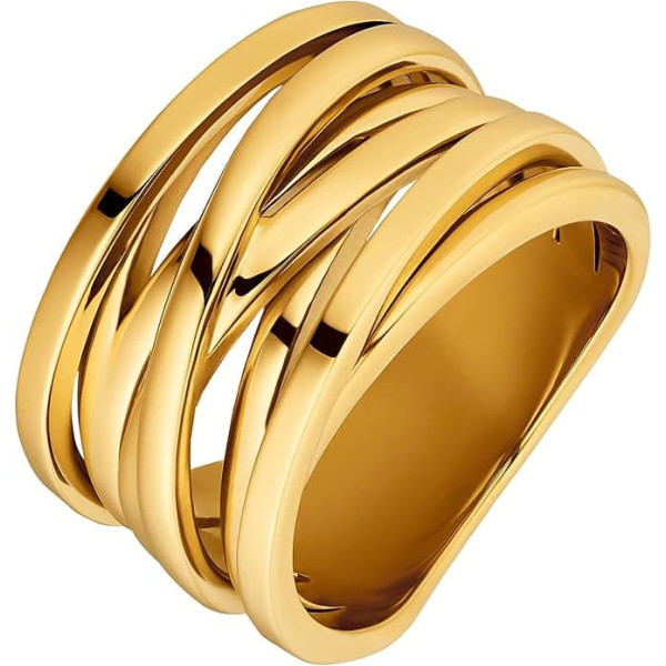 Heideman Women's Serpi Ring Polished Stainless Steel Women's Ring for Women Women's Ring for Women without Stone
