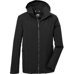 Killtec Men's Kow 22 Mn Jacket Functional Jacket / Outdoor Jacket with Removable Hood