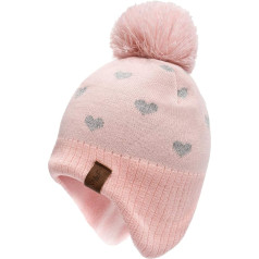 Foruhoo Boy's Winter Beanie Hat, Girl’s Knitted Hat with Bobble