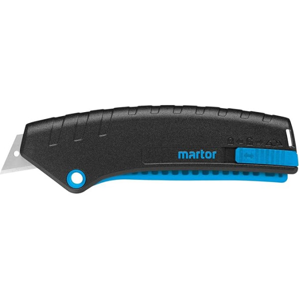 Martor 125001.02 Safety Knife Secupro Mizar, Blue/Black