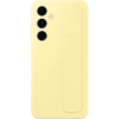 Samsung Standing Grip futrālis ar turētāju un statīvu Galaxy S24 FE - Dzeltens