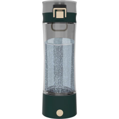 Hydrogen Water Bottle Generator Ioniser Alkaline Alkaline Water Machine Maker with SPE PEM Technology (Green)