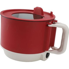 Portable Electric Cooking Pot, Multifunctional Small Non-Stick Cooker, 1.8L Capacity, 450W Power, Foldable Handle, for Home, Dorm, Office, Travel