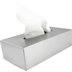 COM-FOUR® stainless steel cosmetic box, suitable for wall mounting (01 pieces - stainless steel)