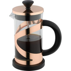 Café Olé Classico Cafetiere, Copper Finish, 1000 ml, 8 Cups, French Press Coffee Machine, Heat Resistant Handle, Stainless Steel