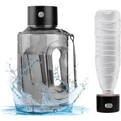 1.5L Hydrogen Water Bottle Generator Rechargeable SPE PEM Technology Dual Bases