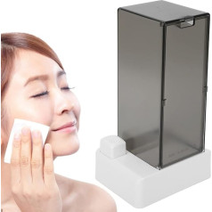Automatic Cosmetic Pad Dispenser Squeeze Cosmetic Cotton Box Cotton Pad Dispenser Cotton Pad Holder Cosmetic Makeup Organizer for Bathroom Bedroom