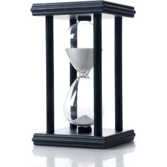 Hourglass Sand Timer Bellaware Wood Hourglass Timer, black