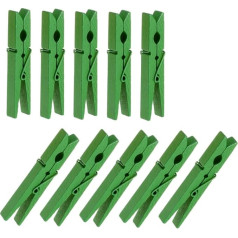 Cabilock 40pcs Holz Wäscheklammern Wäscheklammern Wäscheklammern Bambus Holz Clip Foto