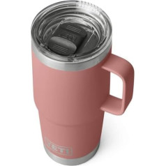 YETI Rambler Travel Mug, Sandstone Pink, 20 oz