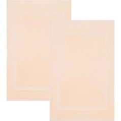 Betz Set of 2 Bath Mat Bath Mat Bath Mat Shower Mat Terry Cloth Premium Size 50 x 70 cm 100% Cotton Quality 650 g/m² Beige