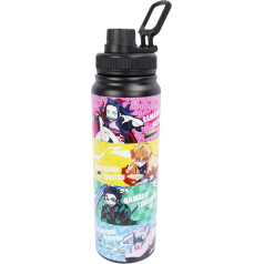 Tanjiro Nezuko Japanese Anime Stainless Steel Water Bottle 800ml Double Wall Vacuum Insulated Hot Cold Drinks Reusable BPA Free