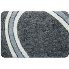 Spirella Curve, Grey 1018781 Bath Mat 90 x 60 x 30 cm