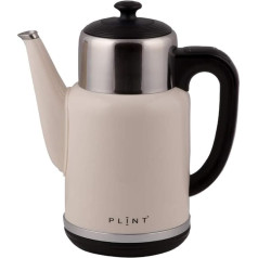 Cream Colour Kettle - 1.7 Litre Capacity - Double Wall Hot Water Kettle for Tea and Coffee - Fast Boil - 1500 W Cordless Electric Kettle - BPA Free - Dry Protection - Anti Slip 360° Base Kettle