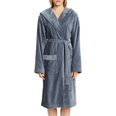 ESPRIT Soft Cotton Bathrobe, Grey steel