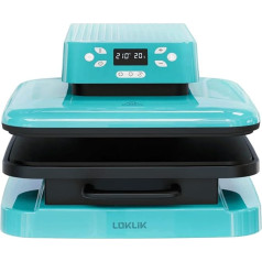 LOKLIK Car Heat Press Heat Press Heat Press Heat Press Heat Press for Textiles Heat Press for Ironing on T-Shirts, Sweaters, Towels, Carry Bags - Personalise with Vinyl